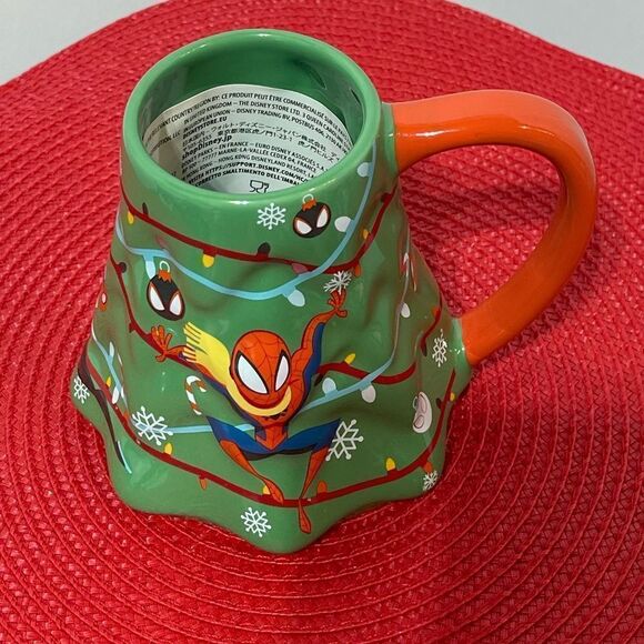Disney Marvel Spider-Man Ceramic Seasonal Mug NWT - Picture 6 of 9
